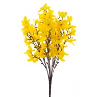 1 Branche de Forsythia artificielle, 52cm jaune