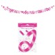 Ghirlanda con lettere metalliche fuchsia 6m “Joyeux Anniversaire”