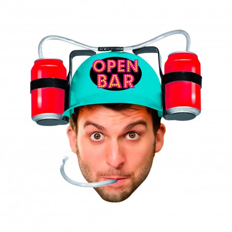 1 Casque anti soif open bar