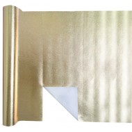 Runner da tavolo Harmony metallico pretagliato. oro