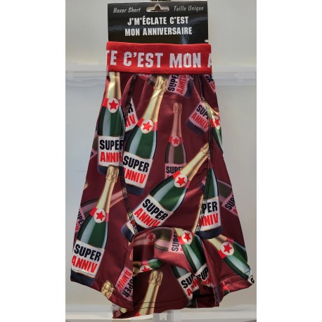 1 Boxer short "Super Anniversaire" 