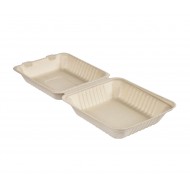 50 Coffrets repas 1000 ml Marron 1-Comp 223x200x85mm