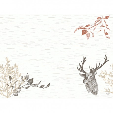 100 sets di tavola Wood & Deer 30x40cm