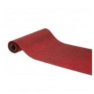 Chemin de Table paillettes prenium rouge 30cm x 5m