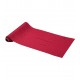 CHEMIN DE TABLE VELOURS COTELE ROUGE DORE 28CM X 3M