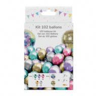 Kit 102 ballons DISCO 