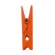  Mini clip in legno, 2,5 cm, busta da 24 pezzi, arancione