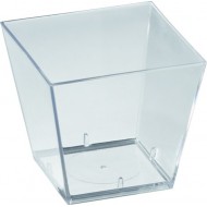 100 Verrine quadrate,PS, 5x5x4 cm, 6 cl