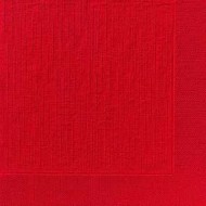 50 Serviettes classic rouge, 40 x 40, 1/4