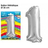 Palloncino metallico numero 1