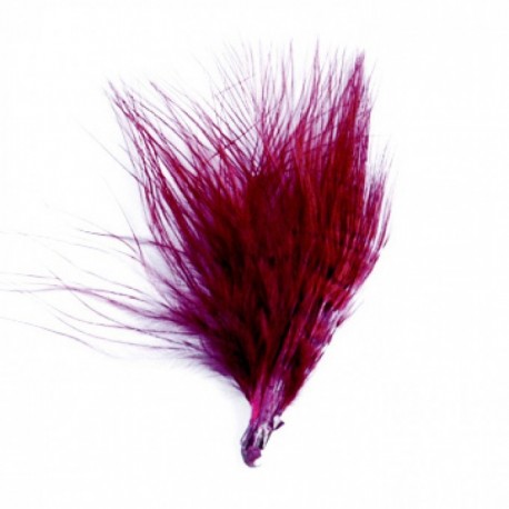 Sachet de 20 plumes bordeaux