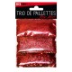 Trio di paillettes, 3 bustine di paillettes rouge