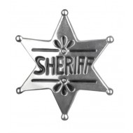 Insigne de "Sheriff", étoile, argent