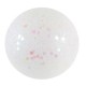 10 palline glitter Ø 3-4-6 cm, bianche