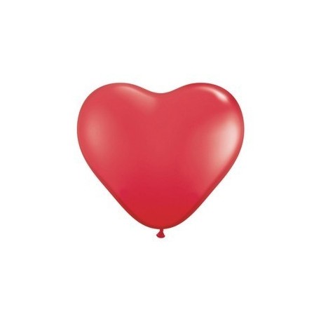 8 palloncini a cuore, rosso, diametro 28 cm
