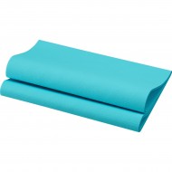 60 Dunisoft® Organic Servietten 40 x 40 cm Blau mint