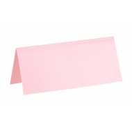 10 Rechteckiger Tischkartenhalter, 3 x 7 cm, rosa